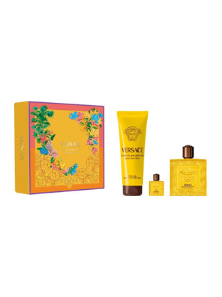 Set Versace: Eros Energy, Eau De Parfum, per uomo, 100 ml + Eros Energy, Eau De Parfum, per uomo, 5 ml + Eros Energy, Gel doccia, 150 ml