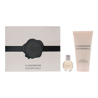 Set Viktor & Rolf: Flowerbomb, Eau De Parfum, per donna, 7 ml + Flowerbomb, Smooth, Lozione per il corpo, Corpo, 50 ml
