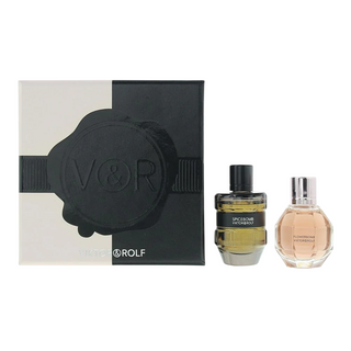 Set Viktor & Rolf: Flowerbomb, Eau De Parfum, per donna, 7 ml + Spicebomb, Eau De Toilette, per uomo, 7 ml *Miniatura