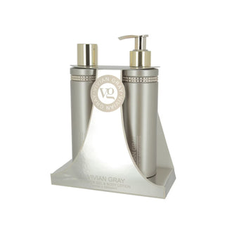 Colocar Vivian Gray: Loción corporal hidratante Brown Crystals 300 ml + Gel de ducha limpiador Brown Crystals para todo tipo de piel 300 ml