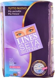 Lines Seta Sottile Con Ali In Bustina 20 Pz