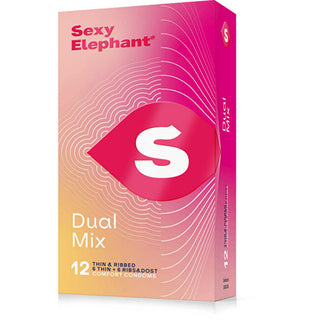 Sexy elephant Dual Mix condom set 12 pcs