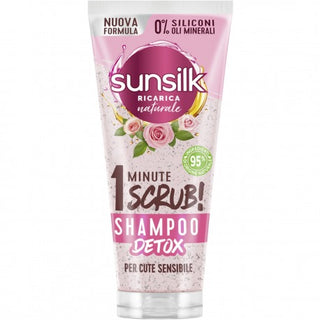 Sunsilk Shampoo Detox Scrub Alle Rose 1 Minute Cute Sensibile 200 Ml