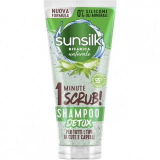Sunsilk Shampoo Detox Scrub Aloe Vera 1 Minute Tutti I Tipi Di Cute E Capelli 200 Ml