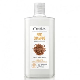 Omia Shampoo Eco Biologico Olio Semi Di Lino Capelli Crespi 200 Ml