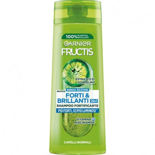 Fructis Shampoo Fortificante 2In1 Forti & Brillanti Capelli Normali 250 Ml