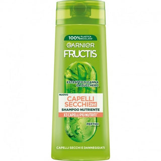Fructis Shampoo Nutriente 2In1 Capelli Secchi E Danneggiati 250 Ml