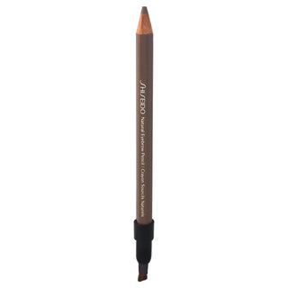 Shiseido قلم حواجب طبيعي مزدوج الطرف وفرشاة 2 في 1 BR603 بني فاتح 1.1 جرام
