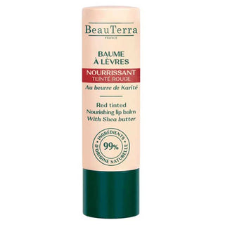 Beauterra Bálsamo Labial Con Color Rojo 4g