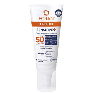 Ecran Sunnique Sensitive Viso SPF50 50ml — Crema solare