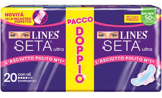 Lines Ultra Con Ali Seta 20 Pezzi