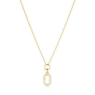 Sif Jakobs Collana Di Lusso Placcata Oro Con Zirconi Cubici Capizzi Sj-N42230-Cz-Yg
