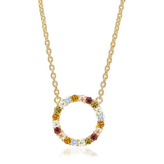 Sif Jakobs Affascinante Collana Placcata Oro Con Zirconi Cubici Biella Sj-C338-1-Acz-Yg
