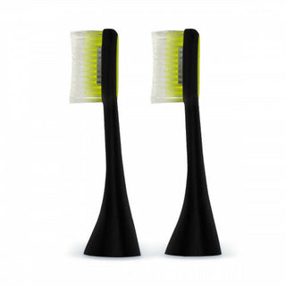 Silk'n Replacement Heads for ToothWave Soft Large Black Toothbrush 2 Pieces