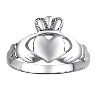 Silvego da donna-silver Claddagh Anello ZTR96391 - Circonferenza: 54 mm