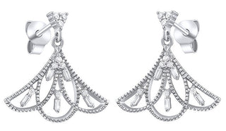 Silvego Orecchini Di Design In Argento Con Zirconi Mw14500