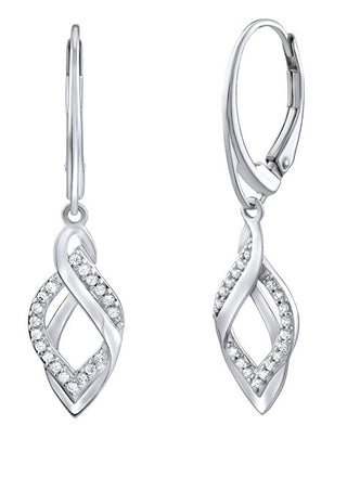 Silvego Eleganti Orecchini In Argento Con Zirconi Eria Fw9671E