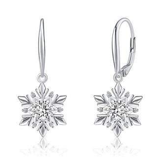 Silvego Elegant Silver Orecchini Snowflake JJJE0811sw
