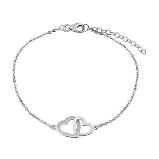 Silvego Catena A Mano In Argento Pregiato Con Cuori Smjb060Rn3Zt