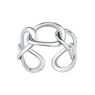 Silvego Anello Moderno Aperto In Argento Baetis Rmm25599