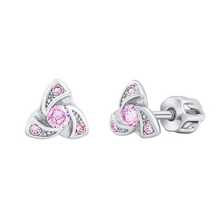 Silvego Delicati Orecchini In Argento Con Zirconi Rosa Brilliance Silvegob70497Bdsp