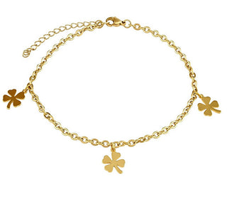 Silvego Gold-Plated Steel Ankle Chain Ariette Kmm1211 