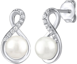 Silvego Orecchini Originali In Argento Con Vera Perla Bianca Jst16959E