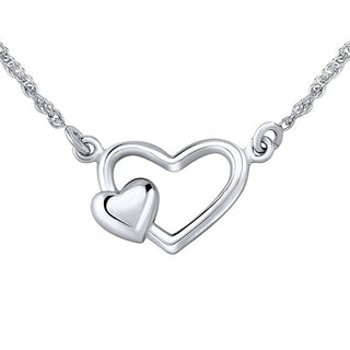 Silvego Collana Romantica In Argento Con Cuori Ztj71251