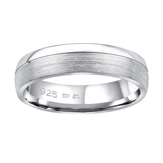 Silvego Fede Nuziale In Argento Paradise Per Uomo E Donna Qrgn23M - Circuito: 70 Mm