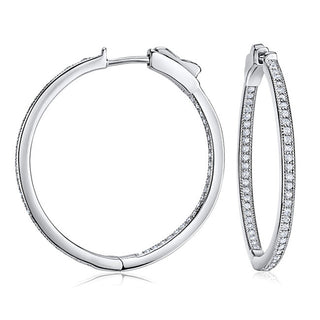 Silvego Orecchini Rotondi In Argento Con Chiusura Unica Karin Jjj0107