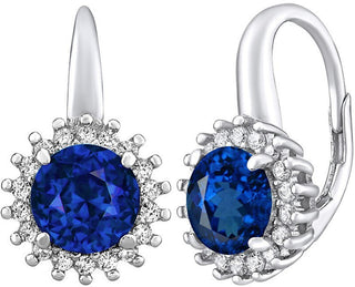Silvego Orecchini In Argento Adria Con Zaffiro Lpse0754