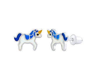 Silvego Orecchini In Argento Baggio Unicorni Dcc0362E