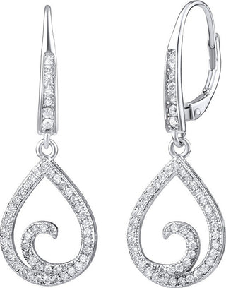 Silvego Hängende Ohrringe aus Silber mit Haken Jjje0011 