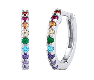 Silvego Orecchini A Cerchio In Argento Daymen Con Zirconi Brillanti Dcc20480Ec