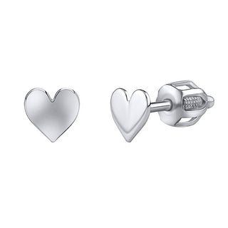 Silver Orecchini Lia heart stones con screw SILVEGOB70270BDS