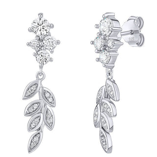 Silvego Orecchini Stacy In Argento Con Zirconi Trasparenti Brilliance Fw16519Ew