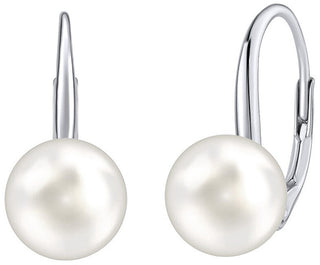 Silvego Orecchini In Argento Con Cristalli Swarovski® Bianchi Perla Vsw018Elps