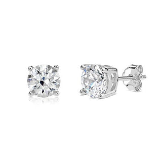 Silvego Pendientes de plata con circonita transparente Jjjtxre60001 