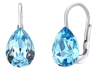 Silvego Orecchini In Argento Con Cristalli Swarovski ® Blu Silvegovsw080E