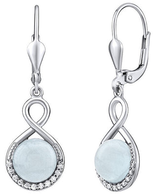 Silvego Orecchini In Argento Con Acquamarina Naturale Jst14710Aq