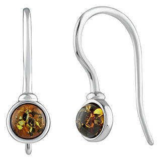Silvego Orecchini In Argento Con Ambra Naturale Aaj414S2
