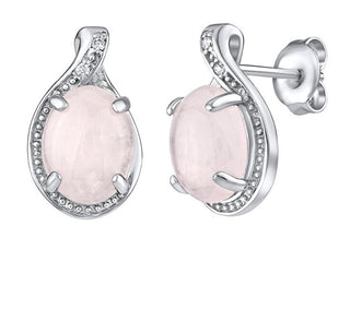 Silvego Orecchini In Argento Con Rosetta Naturale Jst14811Ru