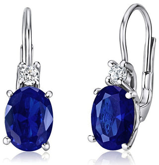 Silvego Orecchini In Argento Con Zaffiro Sintetico Sierra Silvegob31811S