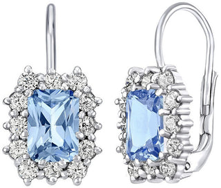 Silvego Orecchini In Argento Con Topazio Sintetico Silvegob31757Bt