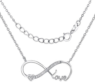 Silvego Collana In Argento Endless Love Infinity Jjjn0243
