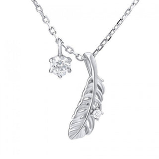 Silvego Collana Sottile Con Piuma E Swarovski Mw11173S