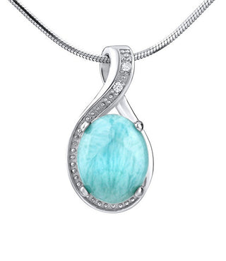 Silvego Ciondolo In Argento Con Larimar Naturale Jst14810Lr