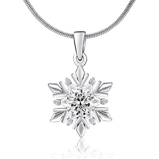 Silvego Ciondolo In Argento Fiocco Di Neve Con Zirconi Swarovski Jjjp0811
