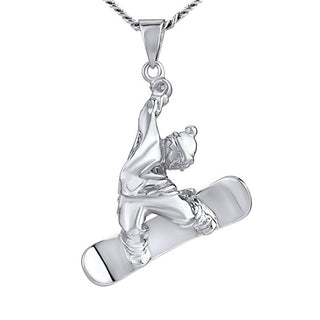 Silvego Silver Ciondolo Snowboarder JJJ1987