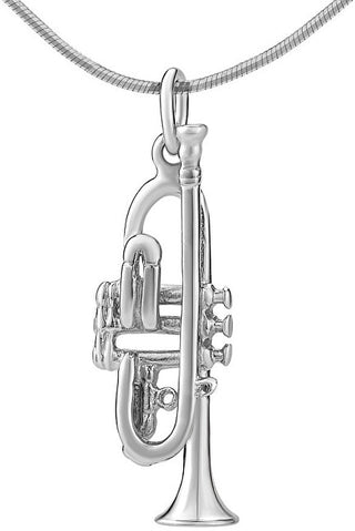 Silvego Silver Tube-Shaped Pendant - Tromba Prm13004 
